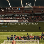 Kayserispor taraftarı Rizespor maçını iple çekiyor, biletler tükenmek üzere (1)